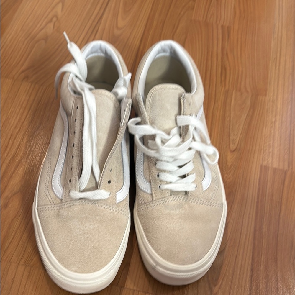 Vans Old Skool Shoes - Sand/White - Picture 3 of 7